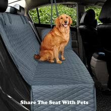 将图片加载到图库查看器,Dog Car Seat Cover View Mesh Waterproof Pet Carrier Car Rear Back Seat Mat Hammock Cushion Protector With Zipper And Pockets