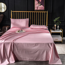 将图片加载到图库查看器,600TC Egyptian Cotton Luxury Solid Color Bed Sheet Bedsheet Flat Sheet Linens Bedding Sheets Pillowcase Soft Warm Home Textile#s