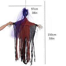 将图片加载到图库查看器,2M Big Devil Horror Halloween Hanging Ghosts Skull Skeleton Halloween Decorations Haunted House Bar Club Halloween Scary Ghosts