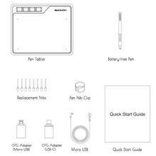 将图片加载到图库查看器,GAOMON S620 6.5 x 4 Inches 8192 Level Battery-free Pen Support Android Windows Mac Digital Graphic Tablet for Drawing & Game OSU