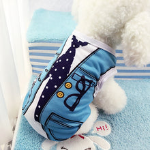 将图片加载到图库查看器,Cartoon Dog Shirt Summer Small Dog Clothes Chihuahua Tshirt Puppy Vest Yorkshire Terrier Pet Clothes Ropa Perro Pets Clothing