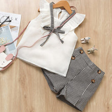 将图片加载到图库查看器,Bear Leader Girls Clothing Sets 2020 New Fashion Girls Summer Striped Clothes Outfits T-Shirt and Pants Kid Casual Clothing 2 6Y