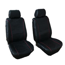 将图片加载到图库查看器,9pcs General Seasons 5 Seats Car Seat Covers Set Gray & Black