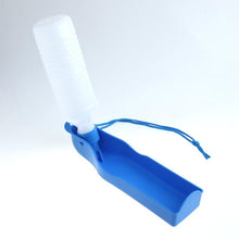 将图片加载到图库查看器,Potable Pet Dog Cat Water Feeding Drink Bottle Dispenser Travel Bowl 500ml Blue