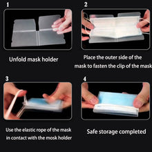 将图片加载到图库查看器,Dustproof Mask Folder Container Foldable Face Masks Folder Clip Safe Pollution Disposable Mask Storage Case Box Organizer