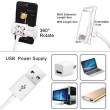 将图片加载到图库查看器,Photo Studio Selfie LED Ring Light with Cell Phone Mobile Holder for Youtube Live Stream Makeup Camera Lamp for iPhone Android