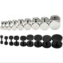 将图片加载到图库查看器,Round titanium steel stud