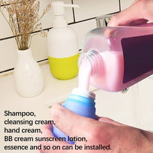 将图片加载到图库查看器,60ML Silicone Protective Cover Hand SanitizePortable Mini Empty Bottle Portable Hand Sanitizer Silicone Bottle Can Hung Outdoor