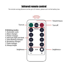 将图片加载到图库查看器,8 modeHalloween decoration outdoor hanging glowing witch hat decoration Halloween string lights