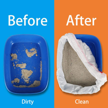 将图片加载到图库查看器,Cat Litter Box Liners large with Drawstrings Scratch Resistant Bags