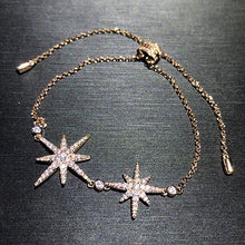 将图片加载到图库查看器,New 925 pure meteor Earrings hexagon Star Lucky Star Christmas Korean Black Pearl Earrings Fashion light luxury jewelry