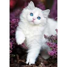 将图片加载到图库查看器,DIY Cat 5D Diamond Painting Full Square Drill Cross Stitch Animal Embroidery Rhinestone Cross Stitch Wall Art Gift Home Decor