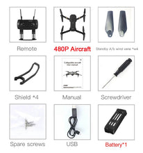 将图片加载到图库查看器,Eachine E58 WiFi FPV With Wide Angle HD 1080P/720P/480P Camera Hight Hold Mode Foldable Arm RC Quadcopter
