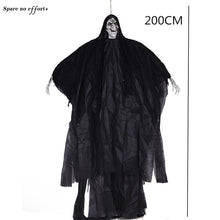 将图片加载到图库查看器,2M Big Devil Horror Halloween Hanging Ghosts Skull Skeleton Halloween Decorations Haunted House Bar Club Halloween Scary Ghosts