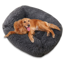 将图片加载到图库查看器,Square Dog Bed Super Soft Warm Plush Cat Mat Dog Beds Long Plush Solid Color Pet Beds Cat Mat For Little Medium Large Pets