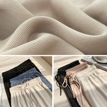 将图片加载到图库查看器,Soft Comfort Women Pants 2020 New High Waist Casual Summer Slacks Pants Women Ice Silk Ankle-Length Long Trousers Female Slacks