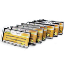 将图片加载到图库查看器,60pcs Professional Makeup Individual Cluster EyeLashes Grafting Fake False Eyelashes eyelash extension individual eyelash bunche