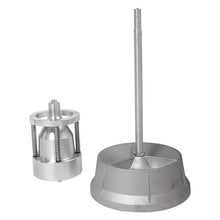 将图片加载到图库查看器,Portable Hubs Wheel Balancer W/ Bubble Level Heavy Duty Rim Tire Cars Truck Silver