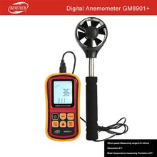 将图片加载到图库查看器,GM8903 wind speed meter long proble hot wire anemometer with 350 groups data logging and PC software