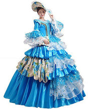 将图片加载到图库查看器,Top Sale Renaissance Wench Gothic Princess Dress Ball Gown Vampire Theatre Halloween Costume