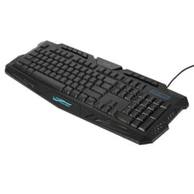 将图片加载到图库查看器,A877 114-Key LED Backlit Wired USB Gaming Keyboard Black