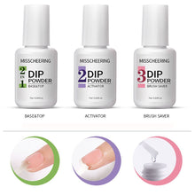 将图片加载到图库查看器,21ML Dipping Powder Suit Nail Infiltration Powder Suit Bottom Sealant Desiccant Gifts for Summer 2020 DIY Beauty Decoration Tool