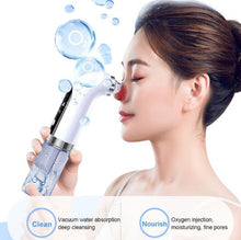 将图片加载到图库查看器,Electric Small Bubble Blackhead Remover USB Rechargeable Water Cycle Pore Acne Pimple Removal Vacuum Suction Facial Cleaner Tool