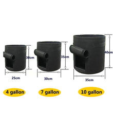 将图片加载到图库查看器,3 size Plant Grow Bags home garden Potato pot greenhouse Vegetable Growing Bags Moisturizing jardin Vertical Garden Bag seedling