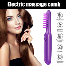 将图片加载到图库查看器,Portable Electric Detangling Wet or Dry Tame The Mane Electric Detangling Brush with Brush Cover, Adults & Kids