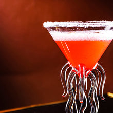 将图片加载到图库查看器,Glass Juice Cup Creative Martini Aquarium Cup Jellyfish Cup Personalized Octopus Wine Cup Octopus Cocktail Cup Bar Glass