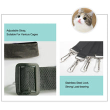 将图片加载到图库查看器,Cat Hanging Nest Pet Cage Swing Hammock Cats Bed Litter Plush Double-sided Breathable Soft Sleeping Mat Bag Small Pets House