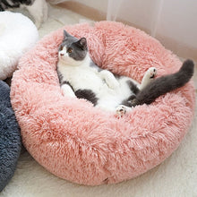 将图片加载到图库查看器,Dog Bed Washable Pet Cat Bed Dog Round Breathable Lounger Sofa Cat Bed For Cat Dogs Super Soft Plush Pads Dogs Mat