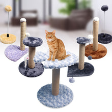 将图片加载到图库查看器,Sisal Cat Toy Climbing Frame Scratching Board Nest Cats Standing Column Funny Wear-resistant Claws Home Pet Furniture Supplies