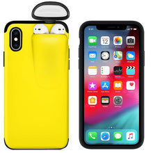 将图片加载到图库查看器,Headphone Storage Box Phone Cases For iPhone 11 11 Pro Max XR XS Max X 8 7 6 6S Plus Shockproof Solid Color Cover For iPhone 11