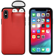 将图片加载到图库查看器,Headphone Storage Box Phone Cases For iPhone 11 11 Pro Max XR XS Max X 8 7 6 6S Plus Shockproof Solid Color Cover For iPhone 11