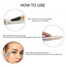 将图片加载到图库查看器,Painless Electric Eyebrow Epilator Pen Lip Face Hair Razor Hair Remover Eyebrow Trimmer Shaver Makeup Cosmetic Tools