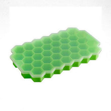 将图片加载到图库查看器,Cavity Ice Cube Tray Honeycomb Ice Cube Mold Food Grade Flexible Silicone Ice Molds for Whiskey Cocktail