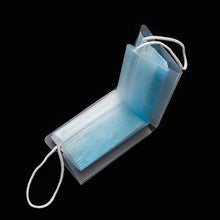 将图片加载到图库查看器,Dustproof Mask Folder Container Foldable Face Masks Folder Clip Safe Pollution Disposable Mask Storage Case Box Organizer