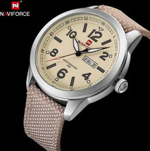 将图片加载到图库查看器,NAVIFORCE Men's Sports Military Quartz Watch Nylon Strap