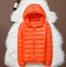 将图片加载到图库查看器,Spring Plus Size 4XL Women Down Jacket Winter Ultra Light 90% White Duck Down Coat Short Hooded Puffer Jacket Female Warm Parka