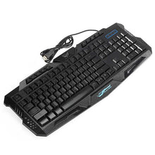 将图片加载到图库查看器,A877 114-Key LED Backlit Wired USB Gaming Keyboard Black