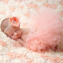 将图片加载到图库查看器,Newborn Photography Props Baby Photo Props Tulle Tutu Skirt Bowknot Photography for 0-6 Months Baby Girl Newborn Fotografia