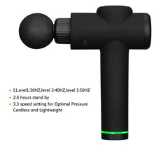 将图片加载到图库查看器,Massage Gun Set Of 6 Handbag Black