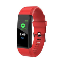 将图片加载到图库查看器,115 Plus Bluetooth Smart Watch Heart Rate Monitor Smart Watch Fitness Tracker Bracelet Waterproof Smart Wristband
