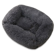 将图片加载到图库查看器,Square Dog Bed Super Soft Warm Plush Cat Mat Dog Beds Long Plush Solid Color Pet Beds Cat Mat For Little Medium Large Pets