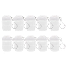 将图片加载到图库查看器,60ML Silicone Protective Cover Hand SanitizePortable Mini Empty Bottle Portable Hand Sanitizer Silicone Bottle Can Hung Outdoor