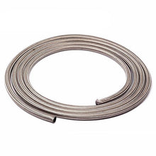 将图片加载到图库查看器,4AN 10Ft General Type Stainless Steel Braided Fuel Hose Silver