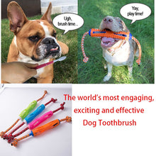 将图片加载到图库查看器,Pet Dog Toothbrush Chew Toy Doggy Brush Stick Soft Rubber Teeth Cleaning Toothpaste for Dogs Pets Effective Dog Toothbrush Toys