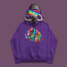 将图片加载到图库查看器,Steam wave Mario college style bf hoodie