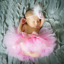 将图片加载到图库查看器,Newborn Photography Props Baby Photo Props Tulle Tutu Skirt Bowknot Photography for 0-6 Months Baby Girl Newborn Fotografia